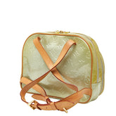 ルイ ヴィトン モノグラム ヴェルニ マーレイ リュックサック リュック バッグパック M91038 グリ イエロー系 パテントレザー レザー レディース LOUIS VUITTON 【中古】